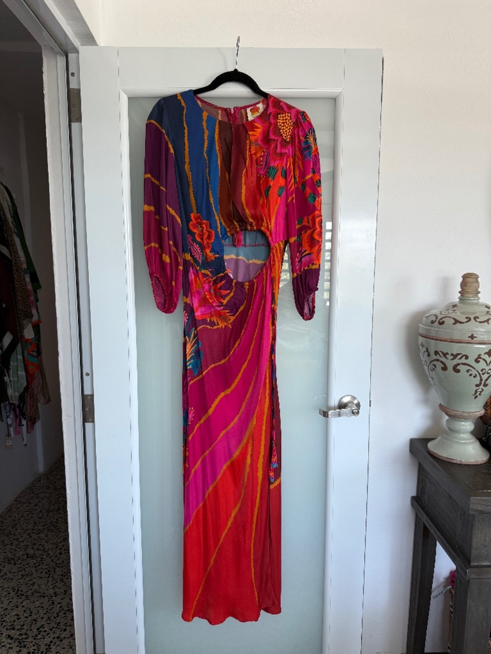 NWOT, Farm Rio Wave Circle Maxi